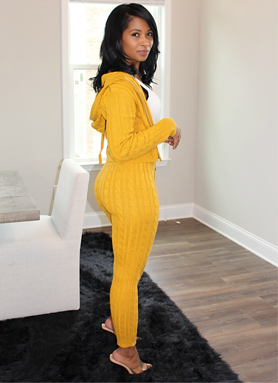 Mustard Two Piece Set