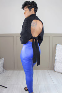 Royal Blue Stretch Fit Pants