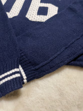 Load image into Gallery viewer, Navy and white Knit Set
