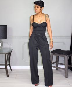 Wide Leg Pants Set