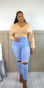 Dina Crop Off the Shoulder