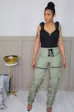 Load image into Gallery viewer, Lima Green Cargo Pants
