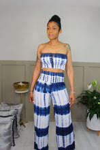 Load image into Gallery viewer, Tye Dye Navy High Waist Set
