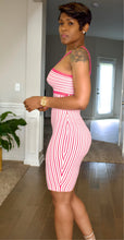 Load image into Gallery viewer, Pink Striped Knit Midi Dress
