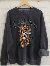 Load image into Gallery viewer, Wild and Free Tiger Sweatshirt
